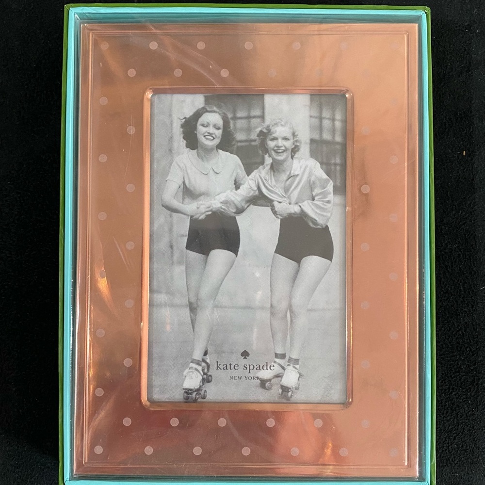 Kate Spade Larabee Dot Rose Gold 4x6 Frame